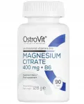 Toidulisand OstroVit Magnesium Citrate 400 mg + B6, 90 tabletti