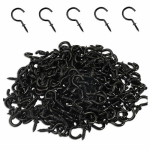 Mustad metallist kruvid ja konksud puidule, seinale, eheteks, 200 tk