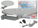 DVB-T2 kompaktne aktiivne TV antenn LTE filtriga, must, 4K HD MUX8