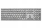 Juhtmevaba metallist USB klaviatuur