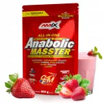 Massigainer 500 g maasikamaitseline BCAA, kreatiini ja valkudega