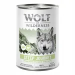 Koerakonservid Wolf Of Wilderness Expedition, linnuliha ja lambaliha, 400 g