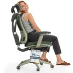 Ergonoomiline kontoritool SitPro, roheline