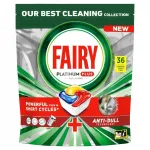 FAIRY Platinum Plus Lemon n&otilde;udepesutabletid, 36 tk