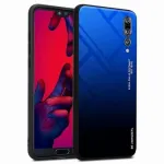 Telefonikaitse Huawei P20 Pro Plus, silikoonist, klaasist, sinine