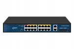 PoE l&uuml;liti 16 PoE porti, 2 uplink RJ45, 2 SFP, Extended, Watchdog, CV-SW1602GF-2SF