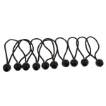 10 tk mustad kummist kinnitusrihmad pallikestega, 16 cm