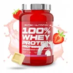 SCITEC 100% Whey Protein Professional vadakuvalgupulber 920 g, White Check - Strawberry