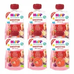 &Ouml;koloogiline HiPP puuviljap&uuml;ree komplekt &otilde;una, banaani ja maasikaga, 6 x 120 g