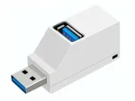 USB jagaja, 3 pistikut: 2x USB 2.0, 1x USB 3.0