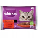 M&auml;rg kassitoit WHISKAS veise- ja kanalihaga kastmes, 4 x 85 g