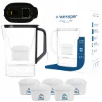 K&uuml;lmiku vee filter Wessper D3 SLIM LED arvutiga ja kuue filtriga