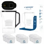 Veefiltrikann Wessper D3 SLIM FutureFlow LED, 10 filtriga