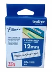 Brother TZE-131S kleebiseteip, 12 mm, must tekst, l&auml;bipaistev, 4 m