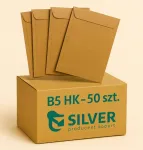 Kontori B5 &uuml;mbrikud, pruunid, 50 tk
