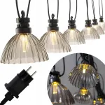 4,5 m LED v&auml;lisvalgustuse girliand 10 LED LOFT