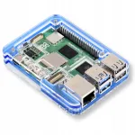 Raspberry Pi 5 l&auml;bipaistev sinine Waveshare akr&uuml;&uuml;lkorpus