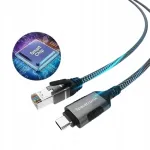 V&auml;line USB-C kuni RJ45 v&otilde;rguadapter, 0,5 m, 1000 Mbps