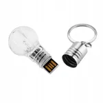 8 GB USB 2.0 lambipirni kujuline LED-valgustusega m&auml;lupulk