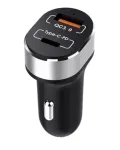 QC 3.0 18W 3A auto laadija PD ja USB Type-C-ga