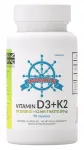 Vitamiin D3 ja K2 MK-7, 200 &micro;g, 90 kapslit, Navigator karbis