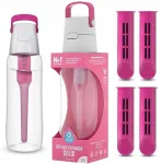 Dafi Solid veefiltri pudel 0,7 l Flamingo 4 filtriga