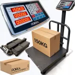 Elektrooniline laoruumikaal LCD, 150 kg, patareiga