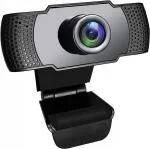 Arvuti veebikaamera USB, 1080p, must, automaatse teravustamise ja mikrofoniga