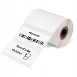 Iseekleepuvad etiketid 50x20 mm, valged, Phomemo M110/M122/M220/M221, termoprinditavad