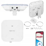 Traadita juurdep&auml;&auml;supunkt Ruijie RG-RAP6260(G) AX1800, Wi-Fi 6, v&auml;ljas