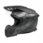 Mootorratturi kiiver O'Neal Sierra RS, must, 55-56 cm, Bluetoothi valmis