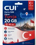 Lifecell T&uuml;rgi SIM-kaart 20GB LTE 4G ette makstud