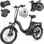 Elektriline maastikujalgratas Samebike CY20, 560W, 32 km/h, 90 km, 468 Wh, 20", LED-valgustus