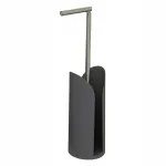Metallist WC-paberi hoidja koos varurullide hoiukohaga, 58x15 cm