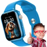 Laste nutikell Maxcom FW59 Kiddo 4G sinine, GPS ja SOS-iga
