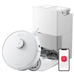 Tolmuimeja robot Roborock Qrevo Edge, 5 in 1, p&uuml;hkimisfunktsiooniga, FlexiArm, valge, 18500 Pa
