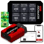 SDPROG DASH OBD2 diagnostikatester monitoriga DPF, GPF ja s&uuml;&uuml;te juhtimiseks