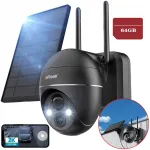 V&auml;listingimuste IP-kaamera 2K 3MPX, 4x suum, Full HD, 64GB SD, p&auml;ikesepatarei, WiFi
