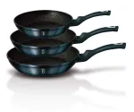 Berlinger Haus BH-6177F pannikomplekt, 3 tk, graniidikattega, Aquamarine Line