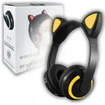 Juhtmevabad k&otilde;rvaklapid LED RGB valgustusega CAT Ears