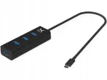 USB-hub KRUX KRX0102, 4 x USB 3.0, USB-C