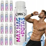 Magneesiumi ja kaaliumi jook Real Pharm Max Mag + Potassium Shot 80 ml Landrynka, 12 tk