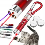 Laser-m&auml;nguasi kassidele 3in1: pointer, UV lamp, v&otilde;tmehoidja taskulamp