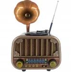 K&ouml;&ouml;giraadio Retro 3 lainet FM/AM/SW USB/TF Bluetooth 5.4 Aku18650 1200mAh
