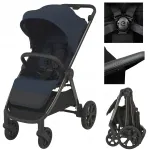 Lapsevanker ESPIRO WIND 03 POLAR NAVY, suured rattad, 22 kg