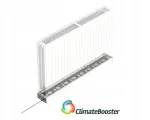 Radiaatori ventilatsioonipuhur Climatebooster PRO 100 cm, valmistatud Hollandis