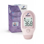 Kontaktivaba termomeeter MINI 2-in-1 DET-3022 otsmikule ja esemetele, roosa