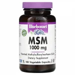 Toidulisand Bluebonnet Nutrition MSM 1000 mg, 120 kapslit