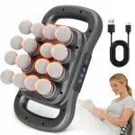 Masseerija 16 otsikuga, punane valgus, 9 programmi, 1800mAh, Type-C