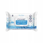 Cleanic Pure Water niisked tualettpaberid, 80 tk